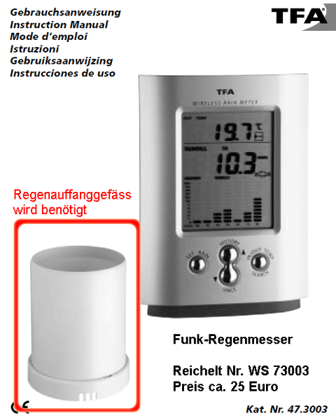 Regenmesser